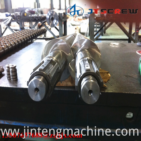 80-156 conical screw barrel for extrusion line